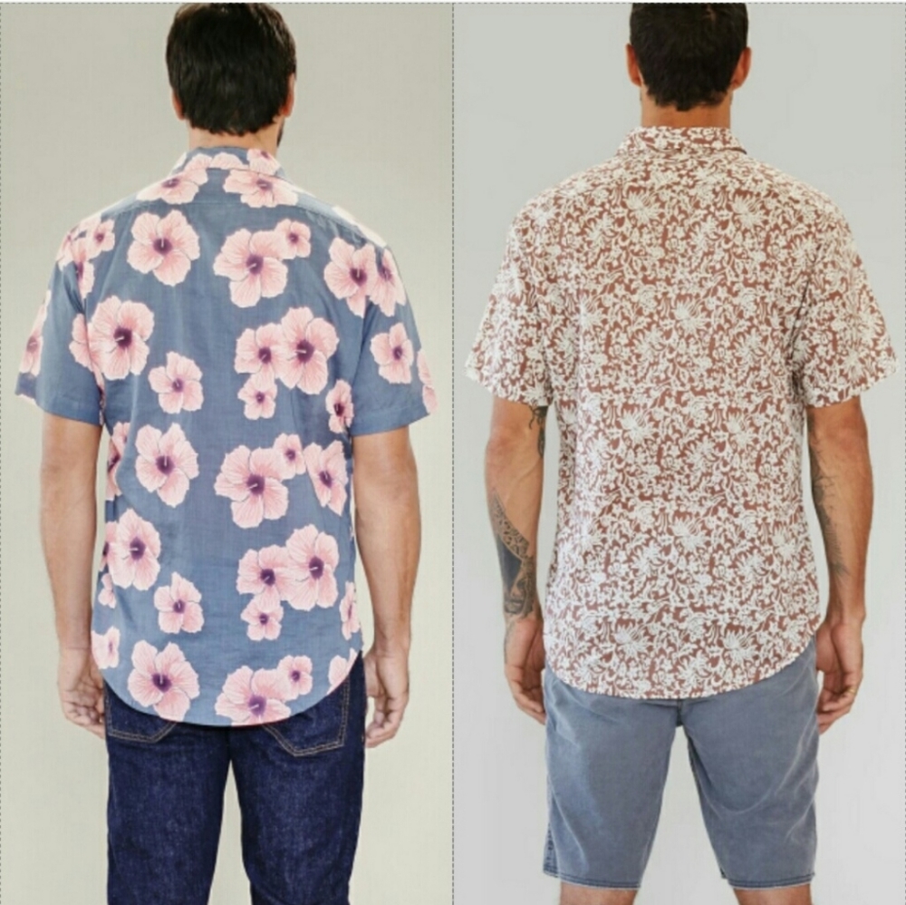New Acacia Swimwear Men's Aloha Shirt Vintage Aloha Hawaii XL Button Down Men - Picture 9 of 16